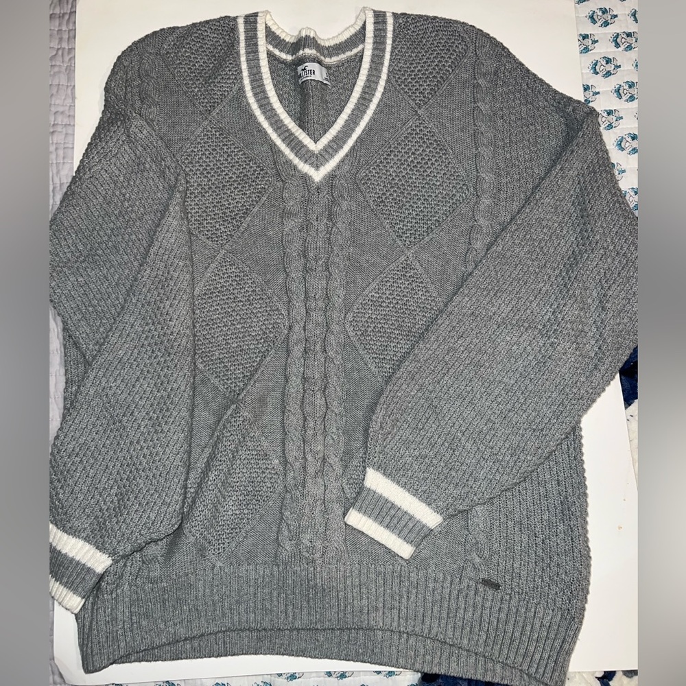 Gray Hollister Sweater